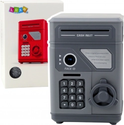 Seif electronic pentru bani pentru copii gri