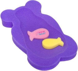 Suport din spumă pentru cadă New Baby ursuleț mov
