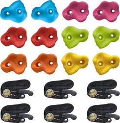 prize de cățărat pentru copii pe copac cu chingi, 12 buc