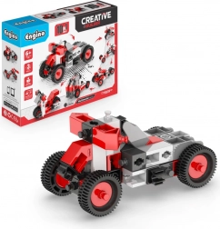 engino creative builder 10 în 1 set de construcție vehicule pentru copii 6+