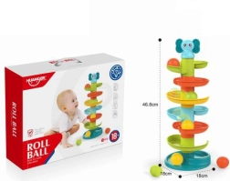 Turn cu tobogan și bile Elefănțel