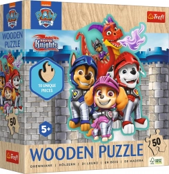 Puzzle din lemn Patrula Cățelușilor 50 de piese