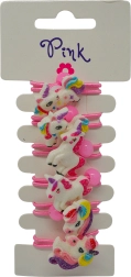 Elastice cu unicorni 6 buc.