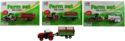 tractor cu remorcă, metal și plastic, 16,5 cm