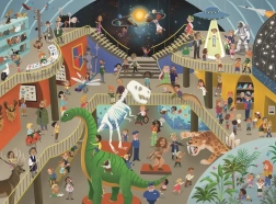 Puzzle Ravensburger Muzeul Ştiinţelor Naturii XXL 200 piese