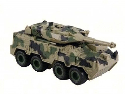 Vehicul militar cu volantă cu efecte