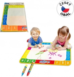 Pictură magică cu apă cu litere și cifre