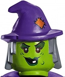 Masca LEGO vrăjitoare pentru copii 4+