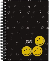 Bloc cu inele A5 cu spirală dublă SMILEY WORLD