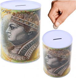 Pușculiță metalică bancnotă 200 PLN 16×12 cm