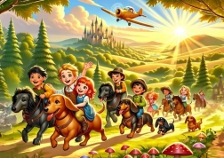Puzzle Aventura Pădurii 100 Piese