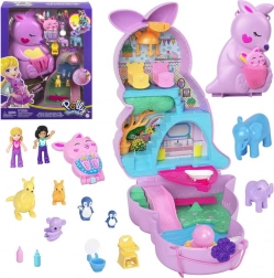 Polly Pocket gentuță cu cangur – set de joacă pliabil cu figurine