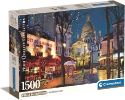 Puzzle 1500 piese compact Paris Montmartre