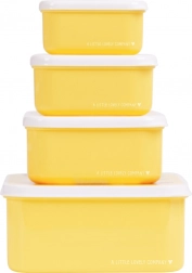 Set de patru cutii de prânz cu temă de prieteni animale