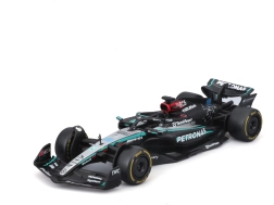 model metalic bburago 1:43 mercedes‑amg petronas f1 w15 2024 #63 george russell
