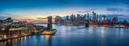 Puzzle panoramic Podul Brooklyn, New York 1000 piese