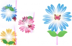 Morisca în formă de floare pe tijă din plastic