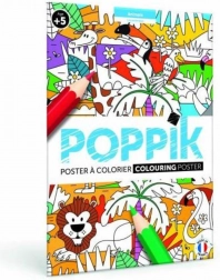 Poster de colorat cu animale