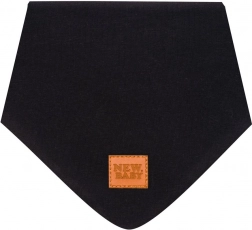 Guler pentru copii din bumbac New Baby Favorite negru