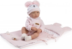 Guca Andrea păpușă realistă bebeluș cu sunete 38 cm
