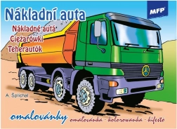 Cărți de colorat pentru copii Camioane