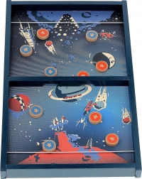 Vilac shuffleboard spațial – joc de masă din lemn pentru copii