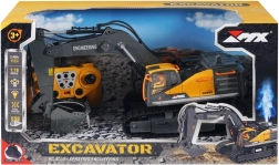 Excavator RC cu spray 1:18, braț metalic și control 2,4 GHz