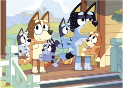 Educa puzzle din lemn Bluey 100 piese