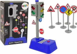 Set de indicatoare rutiere Lumini Sunete 23 cm