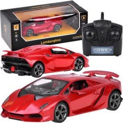 Mașină telecomandată LAMBORGHINI 1:24, roșie 2.4 GHz