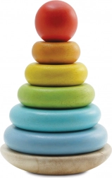 turn de stivuire din lemn curcubeu LE TOY VAN