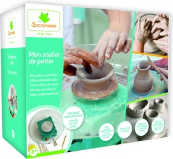Lovely Box atelier de ceramică pentru copii cu roată de olar