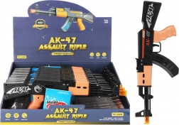 Pușcă pentru copii cu lumină și sunet, 35 cm