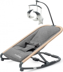 șezlong balansoar pentru copii Snuggle New Baby gri