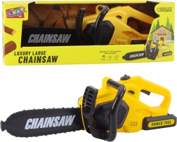 drujbă cu lanț pentru copii cu lumini și sunete, galbenă