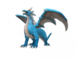 Dragon mitic figurină de apă