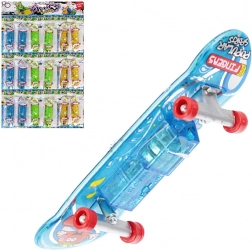 Skateboard degete cu lumină – set de 18 bucăți