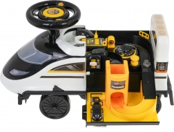 Locomotivă de pompieri interactivă de împins