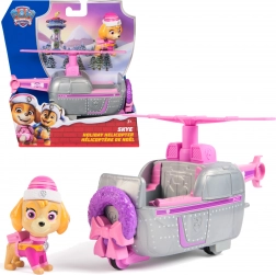 Paw Patrol elicopter de Crăciun cu figurina Skye