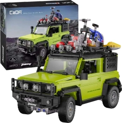 Set de construcție CaDA vehicul off-road 2în1 SUZUKI JIMNY, verde, 1803 piese