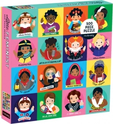 mudpuppy little feminist puzzle femei remarcabile 500 piese