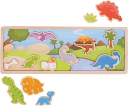 Puzzle magnetic Dinozauri Bigjigs Toys