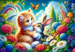 Puzzle Frățiorul Iepuraș 25 Piese