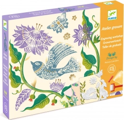 DJECO set creativ pentru gravură și ștampilare