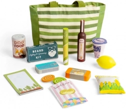 Geantă de cumpărături cu accesorii Bigjigs Toys