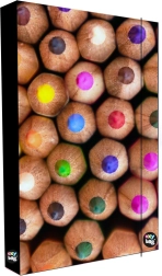 Cutie pentru caiete A5 Creioane colorate