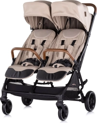 Cărucior sport dublu Chipolino Twinity Tiramisu