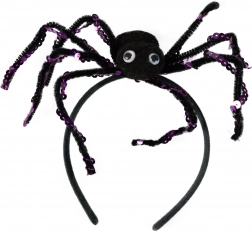 Bentiță de Halloween cu păianjen