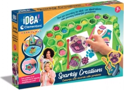 CLEMENTONI Idea Art laborator de ornamente – autocolante 3D la modă cu pietricele