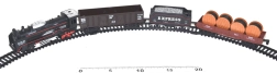 Set de tren Rail King cu efecte luminoase